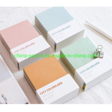 Color Card Paper Memo Notes Pad